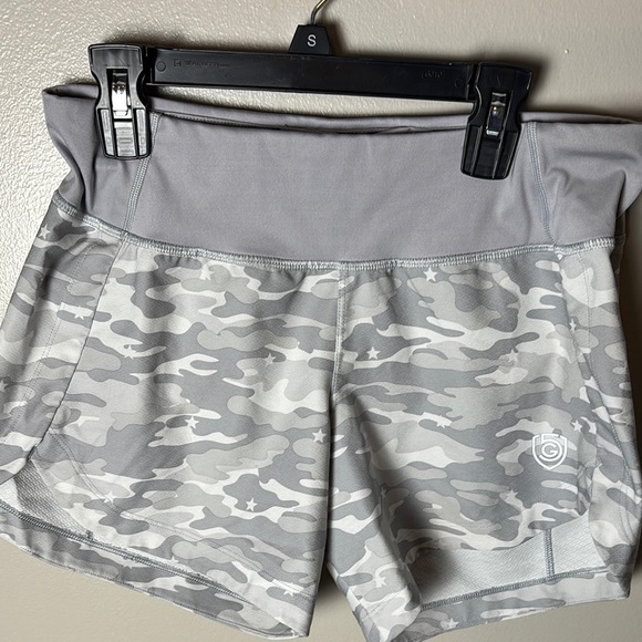 Gray Goal Five Camo Women's Shorts - Picture 3 of 7